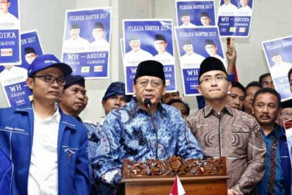 Hinca Panjaitan meminta semua pihak menghormati suara rakyat Banten yang telah memilih pemimpinnya.