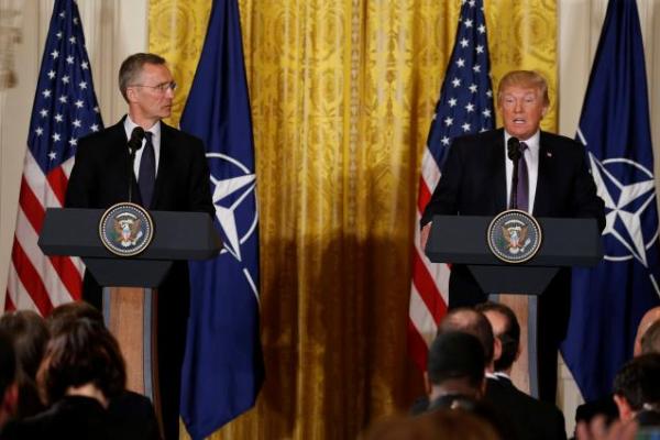 Presiden Amerika Serikat Donald Trump, mengatakan pada Rabu bahwa NATO tak lagi usang