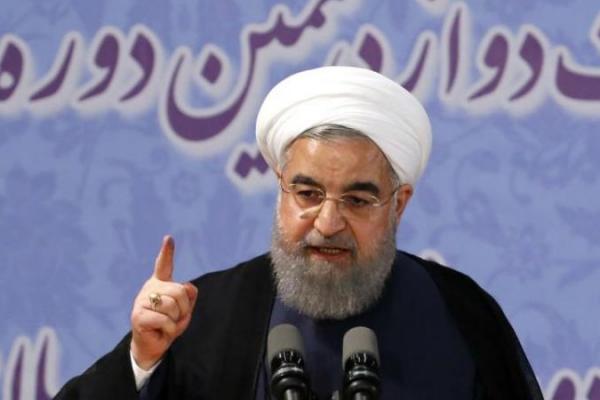 Presiden Iran Hassan Rouhani mengumumkan masa kejayaan Islamic State Iraq and Syria (ISIS) dalam sebuah pidato yang disiarkan langsung di TV pemerintah.