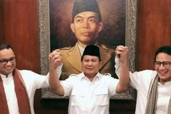 Ketua Umum Partai Gerindra Prabowo Subianto meyakini pasangan Anies Baswedan-Sandiaga Uno menang dalam kontestasi putaran kedua Pilkada DKI Jakarta.