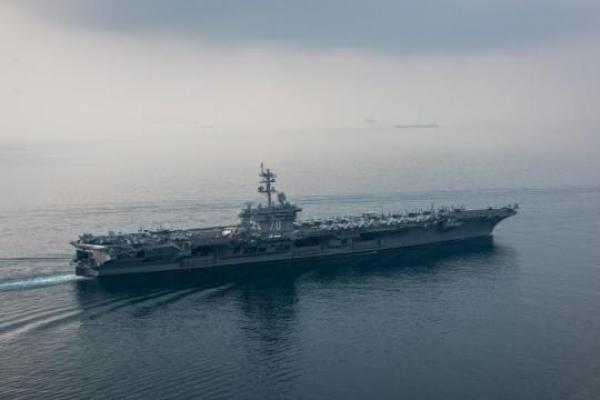 Korea Utara (Korut) mengatakan pada Minggu (23/4) bahwa pihaknya siap menenggelamkan kapal induk Amerika Serikat (AS) untuk menunjukkan kekuatan militernya
