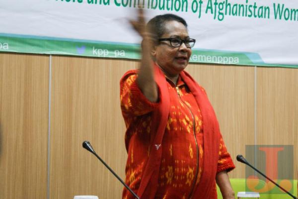 Yohana mengungkapkan pemerintah Afganistan tertarik belajar kepada pemerintah RI dalam bidang pemberdayaan perempuan dan anak.