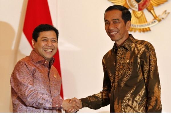 Posisi Novanto saat ini kira-kira sama dengan Ahok yang juga “dilepas” oleh Jokowi karena menjadi beban politik.