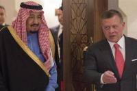  Raja Salman Sambut Raja Abdullah II  di Istana Al-Salam 