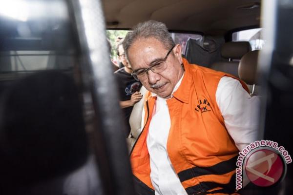 Dudung dibawa ke penjara khusus koruptor ikemarin, Kamis (1/3/2018) siang