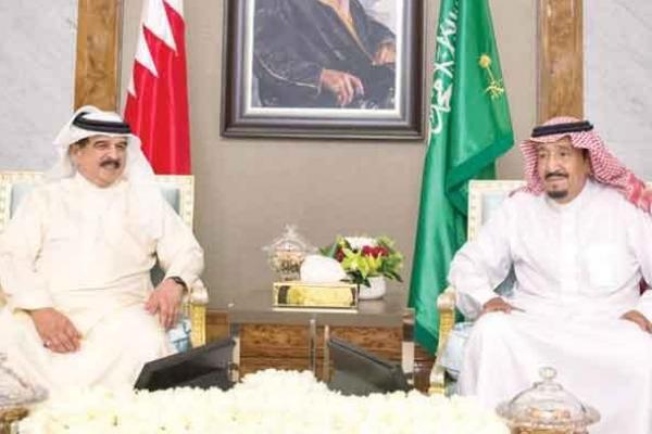 Raja Hamad merasa senang bertemu Raja Salman untuk membahas situasi regional.