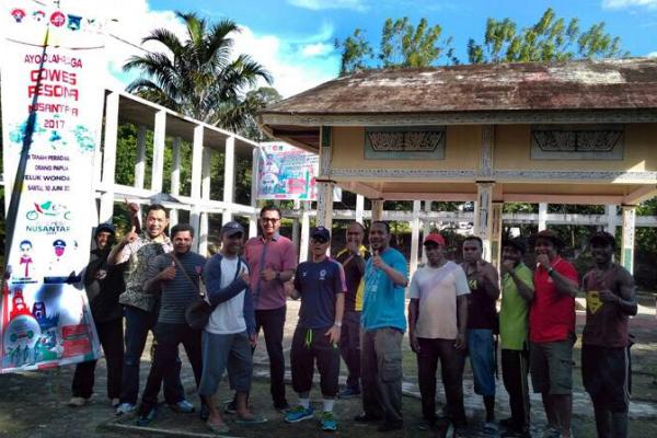 Gowes Pesona Nusantara di Kabupaten Teluk Wondama, Papua Barat siap digelar pada Sabtu (10/6) sore di pelabuhan Wasior.