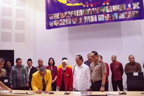 Deklarasi ini sebagai bentuk komitmen perguruan tinggi dalam menjaga kesatuan NKRI