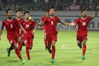 Timnas  U-16 Indonesia vs  Timnas U-15 Vietnam Berakhir Imbang
