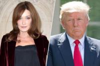 Carla Bruni Bantah Dirinya Pernah Jalin Hubungan Dengan Trump