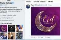 Twitter Jadi Ajang Pesepakbola Dunia  Ucapkan Lebaran