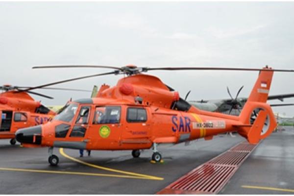 Helikopter disiagakan sebagai dukungan selama pelaksanaan siaga SAR khusus Hari Raya Idul Fitri 