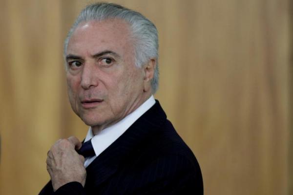 Presiden Brazil Michel Temer mengatakan bahwa dia yakin Kongres akan mendukung dan memberi suara untuk memblokir tuduhan korupsi yang diajukan kepadanya