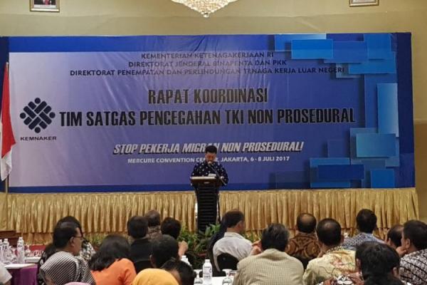 Sampai akhir 2016 Satgas TKI Non Prosedural telah berhasil melakukan pencegahan terhadap 6.306 TKI non prosedural dengan capaian tertinggi di Jawa Timur.