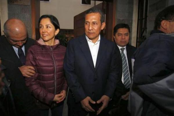 Seorang hakim Peru memerintahkan agar mantan presiden Andean Ollanta Humala beserta istrinya Nadine Heredia dipenjara hingga 18 bulan.