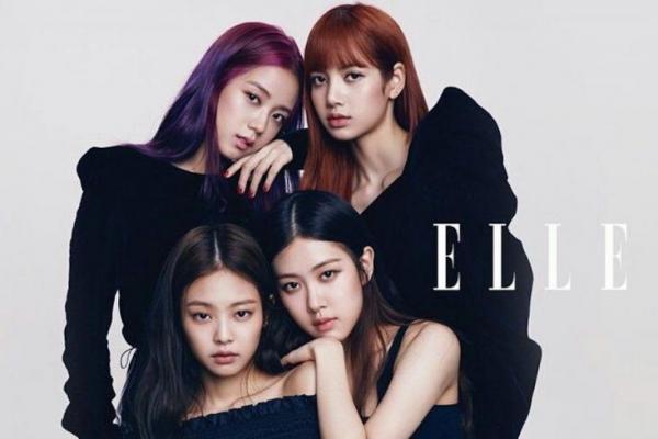 Girlband BLACKPINK ini merayakan ulang tahun satu tahun debut mereka dengan melakukan wawancara ekslusif bersama majalah ELLE Korea