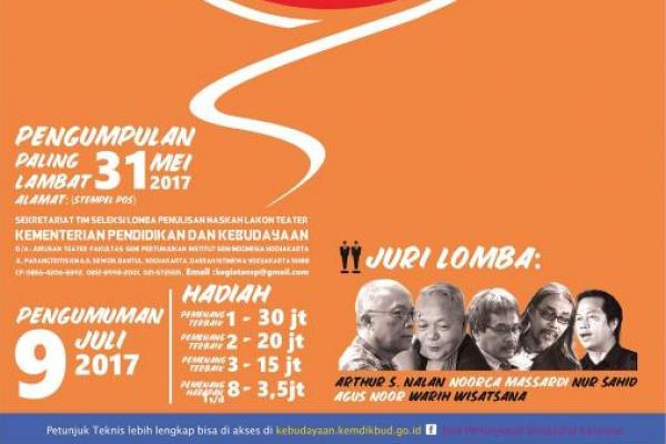 Dengan mempertimbangkan latar belakang, tujuan, dan manfaat lomba penulisan naskah teater serta merujuk pada kriteria penilaian.