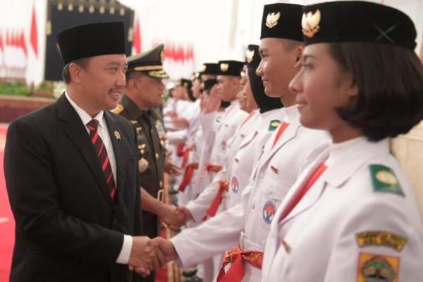 Presiden Joko Widodo berharap para Paskibraka mampu melaksanakan tugasnya dengan baik.