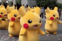 Ribuan Pokemon Banjiri Jalan di Jepang