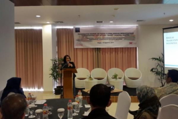 Rute konektivitas laut Bitung-Davao/General Santos membuat Kementerian Perdagangan semakin intensif membuka peluang peningkatan ekspor ke pasar Filipina.