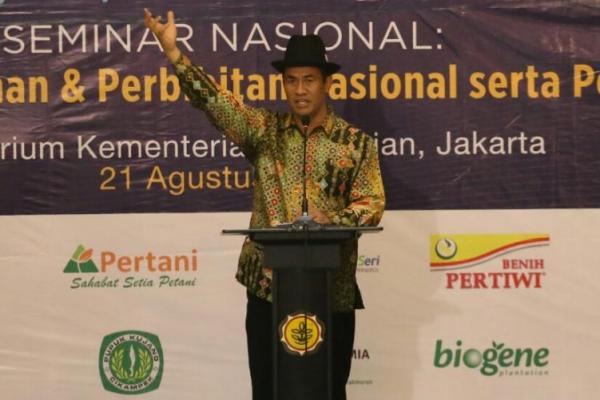 Menteri Pertanian (Mentan) Andi Amran Sulaiman menargetkan Indonesia jadi lumbung pangan dunia pada 2045