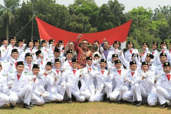 Apel Kebangsaan ini merupakan puncak berkumpulnya Paskibraka setelah menjalankan tugas pada peringatan HUT RI baik ditingkat nasional maupun daerah.