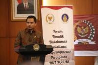 Sesjen MPR RI Buka Forum Tematik Bakohumas dan Sosialisasi HUT MPR RI