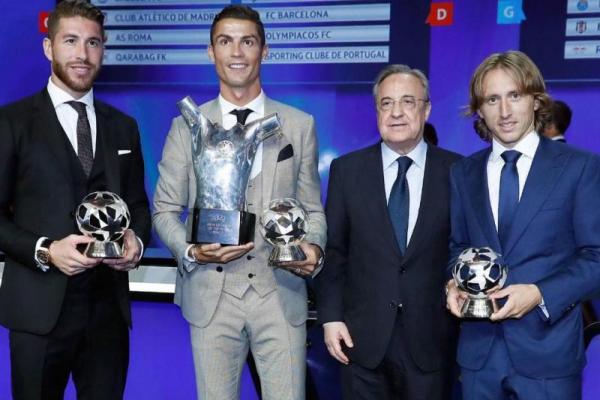 Gelandang bertahan Real Madrid, Casemiro menilai Cristiano Ronaldo lebih layak memenangkan Ballon d`Or tahun ini daripada Luka Modric.