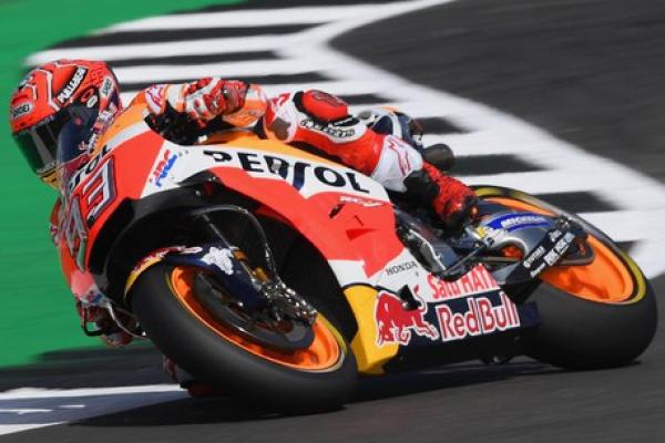 Pebalap Repsol Honda, Marc Marquez akan kembali mengawali start posisi terdepan di di sirkuit Silverstone 