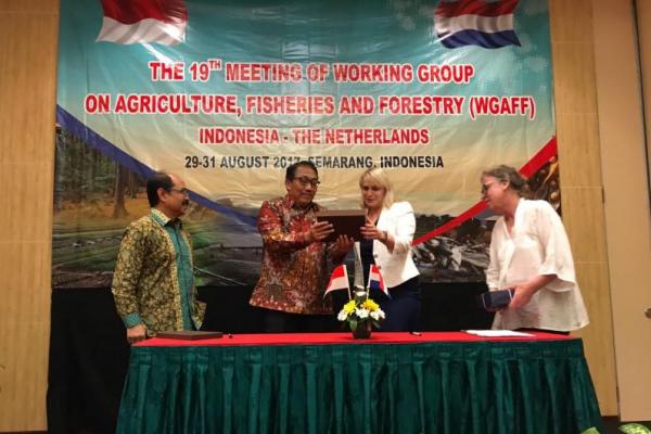 Kementerian Pertanian menjadi tuan rumah pertemuan ke-19 Working Group on Agriculture, Fisheries and Forestry (WGAFF) Indonesia-Belanda
