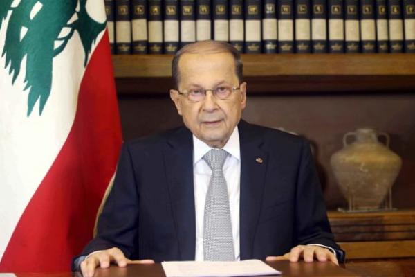 Presiden Aoun menunjuk ke serangan pesawat tak berawak Israel baru-baru ini di pinggiran selatan Beirut, mengatakan 