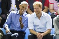 Obama dan Pangeran Harry Kepergok Nobar Basket