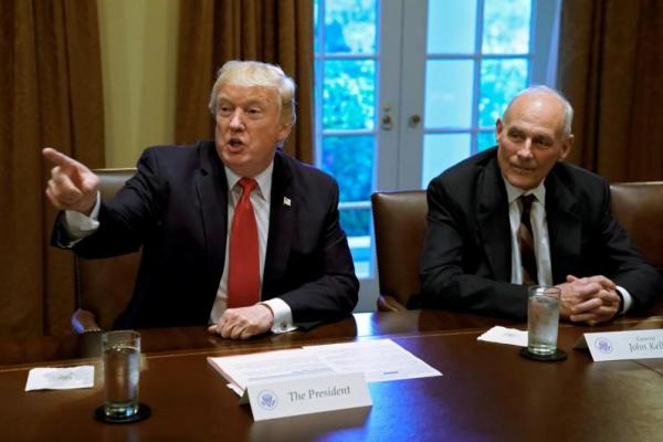 Kepala Staf Gedung Putih John Kelly menegaskan Presiden Amerika Serikat (AS) Donald Trump tidak akan membangun tembok perbatasan.