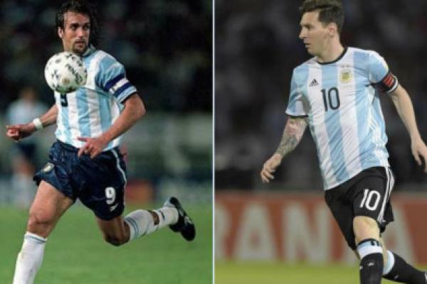 Batistuta memenangkan dua gelar Copa America dan Piala Konfederasi bersama Argentina, sementara sukses senior dengan tim nasional belum dirasakan Messi sejak berseragam Tim Tango.