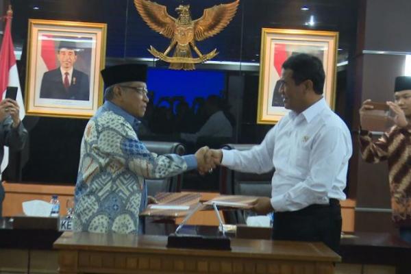 Said Aqil Siroj mengapresiasi langkah Menteri Pertanian (Mentan) Andi Amran Sulaiman yang membangun kerjasama dengan PBNU guna membangun kedaulatan pangan.