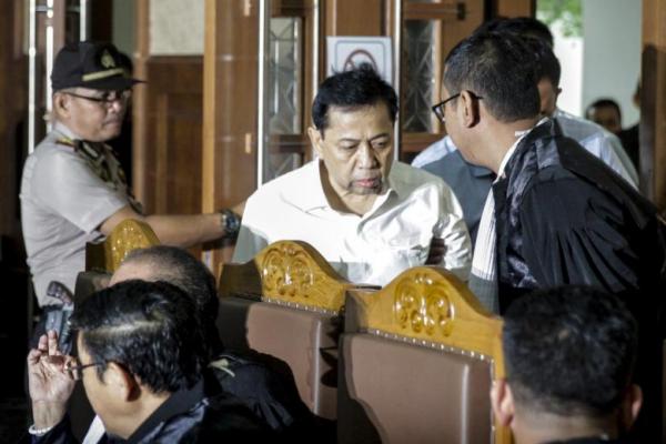 Hal itu disampaikan Setya Novanto pada sidang Pengadilan Tindak Pidana Korupsi (Tipikor) di Jakarta Hari ini.