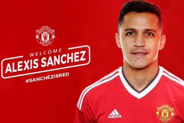 Pemain asal Chile tersebut kini resmi berkostum Manchester United (MU), setelah menandatangani kontrak senilai 35 juta pounds