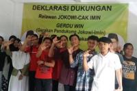 Gerdu Win Deklarasikan Dukungan Jokowi-Cak Imin