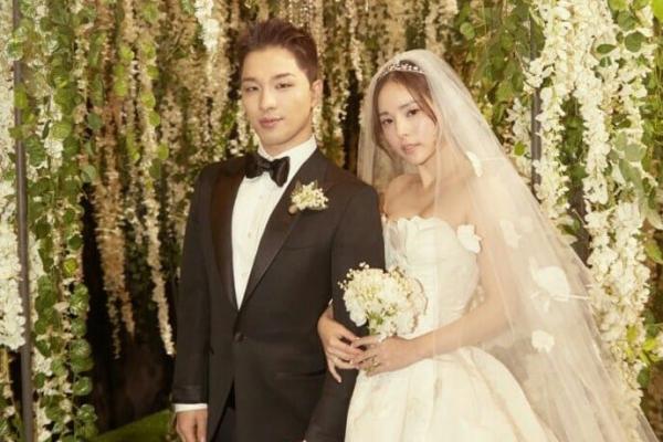 Taeyang dan Min Hyo Rin sudah resmi menjadi pasangan suami istri