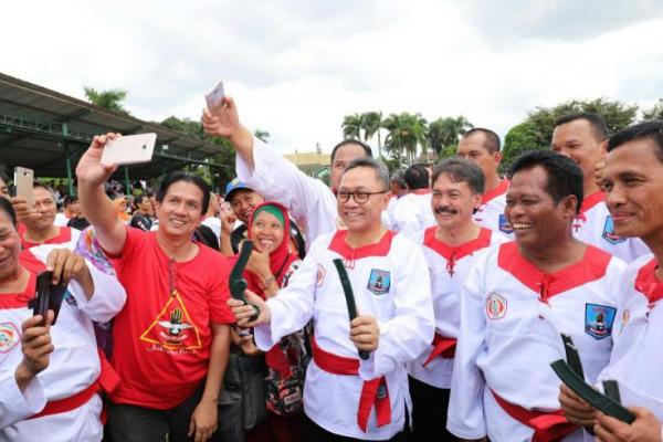 Sebagai anggota baru MP maka dalam kesempatan itu pula Zulkifli Hasan menyatakan komitmennya untuk mengabdikan diri bagi perkembangan pencak silat di Indonesia.