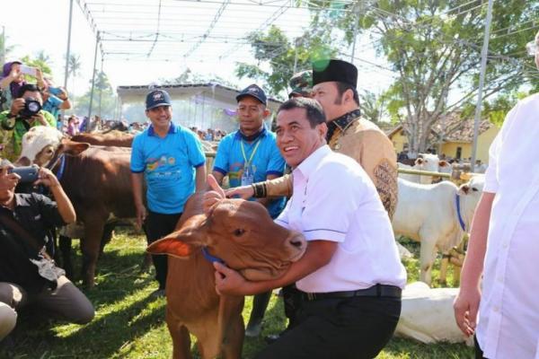 Menteri Amran yakin bahwa Provinsi Lampung mampu berkontribusi secara nasional  dalam mewujudkan Swasembada Daging Sapi Tahun 2023, sekaligus ekspor ke berbagai negara lainnya yang membutuhkan ternak sapi.