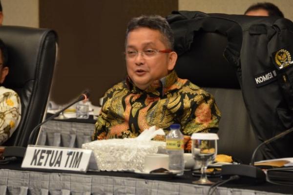 Komisi III DPR RI dipimpin Wakil Ketua Trimedya Panjaitan melakukan kunjungan kerja ke Pekanbaru, Provinsi Riau, Jumat (6/4/2018).