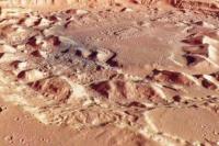 Astronom Temukan Kawah Misterius di Mars