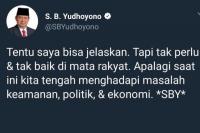Cuitan SBY Soal Jokowi Disulap Jadi Meme Kocak