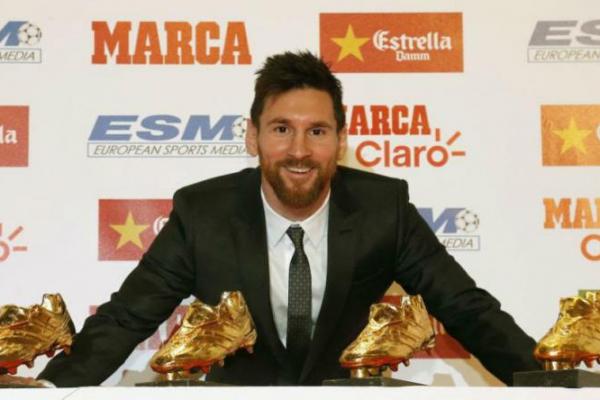 Messi meraih penghargaan untuk tahun ketiga berturut-turut, mengalahkan Kylian Mbappe dengan selisih lima gol setelah kekalahan Paris Saint-Germain pada Sabtu (25/05).