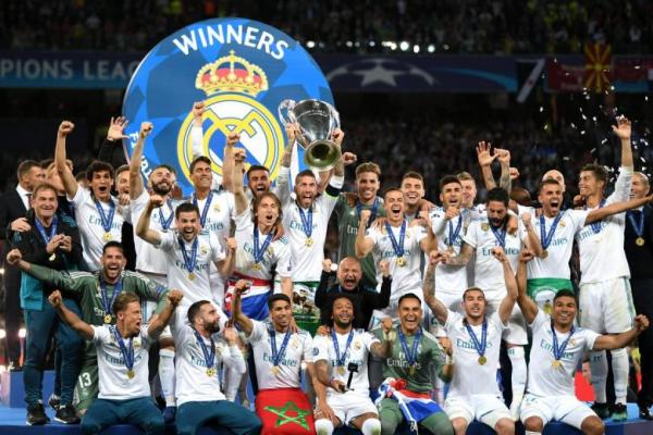 Dalam Peringkat Piala UEFA Sepanjang Masa yang dirilis pada Selasa (24/12), Madrid berada di posisi teratas dengan jumlah 600 poin.