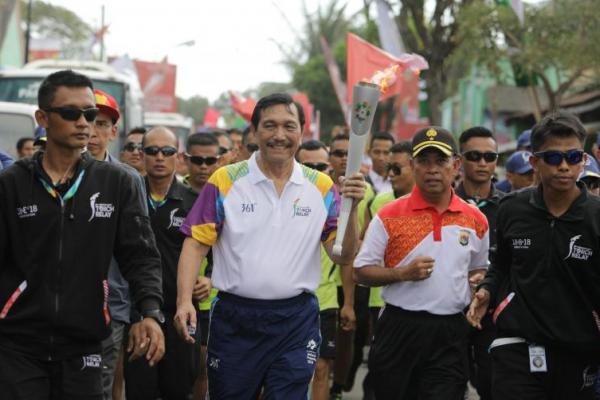 Kirab Obor Asian Games 2018 juga bertujuan untuk mempromosikan pariwisata Indonesia dan NTB merupakan salah satu unggulannya.