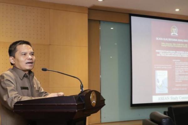 Kali ini tema yang dibahas mengenai `Meningkatkan Wibawa Indonesia di Asean Melalui Soft Diplomasi Indonesia dan Penyelenggaraan Asian Games 2018`. 