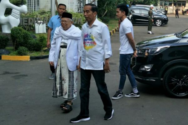 Koalisi Jokowi-Ma`ruf Amin mendirikan Rumah Aspirasi guna menampung suara dari masyarakat khususnya sejumlah relawan, di Jalan Proklamasi, Menteng, Jakarta Pusat, Sabtu (8/9).