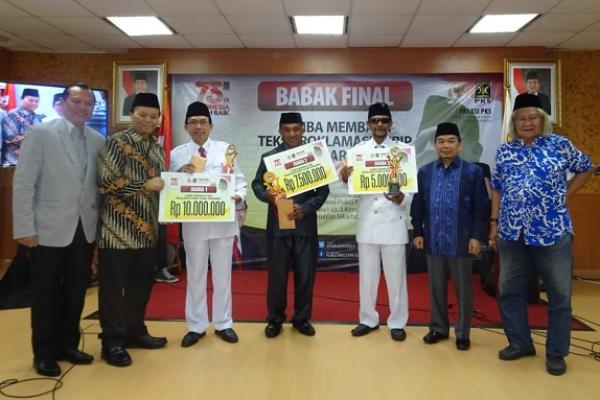 Fraksi PKS DPR menyelenggarakan final lomba baca 